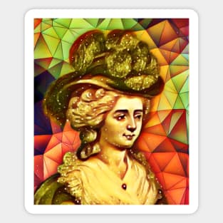 Frances Burney Snow Portrait | Frances Burney Snow Artwork 10 Magnet